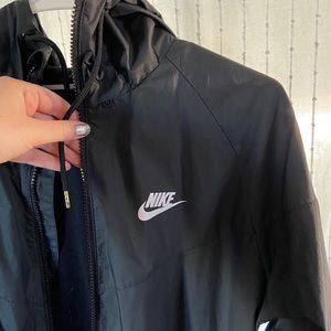 Nike Black Windbreaker